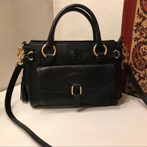 Black Dooney & Bourke Florentine Pocket Satchel